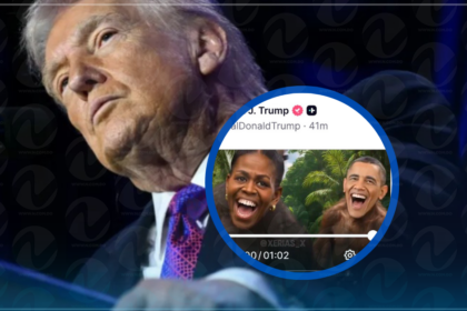 Trump difunde video racista de los Obama y recibe condena demócrata
