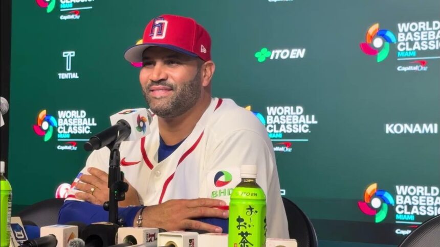 Pujols celebra triunfo y enfoca a Dominicana en título del Clásico