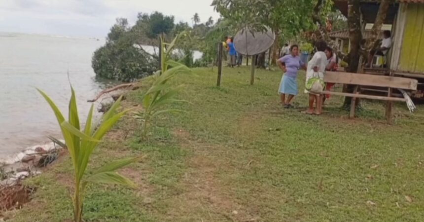 Crecida del río en Veraguas afecta a 58 familias y viviendas