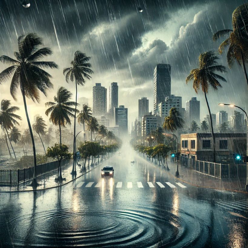 Indomet emite alerta por lluvias y tormentas en República Dominicana