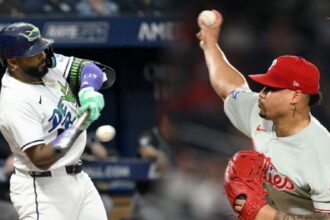 Junior Caminero y Jhoan Durán, premiados por MLB en junio