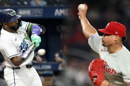 Junior Caminero y Jhoan Durán, premiados por MLB en junio